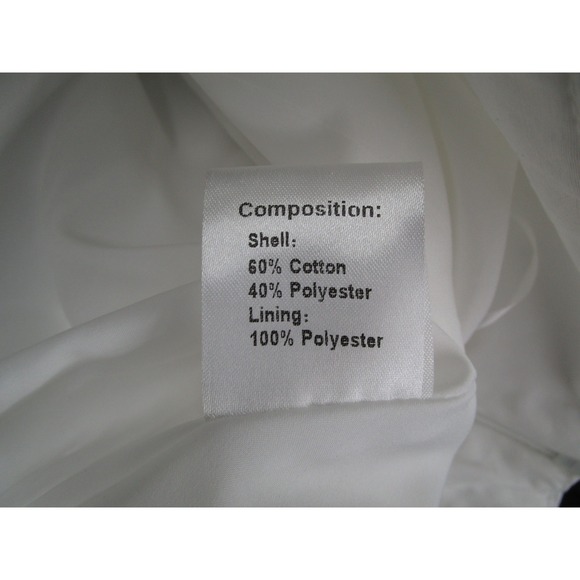 Aleeza Paris Ivory Bubble Skirt XL Cotton Blend Gathered Mini S311 White - Picture 5 of 10